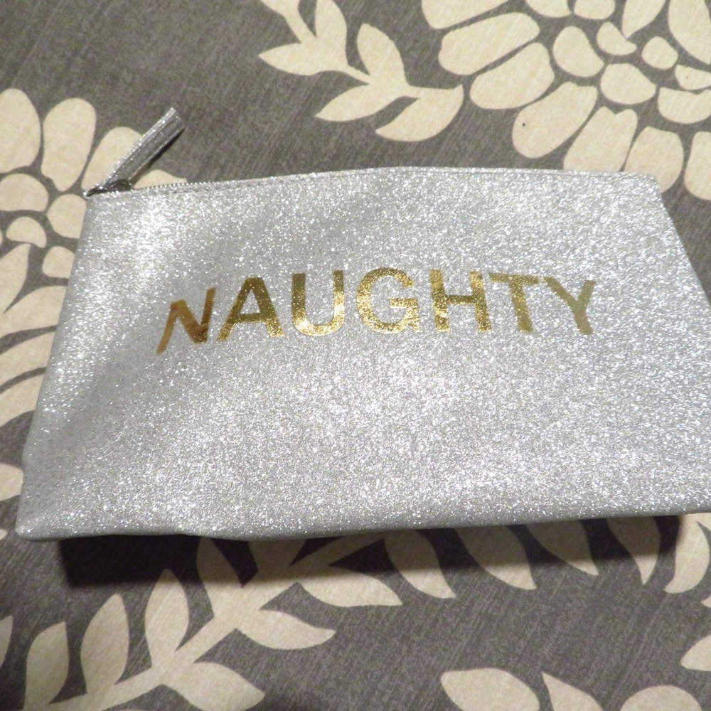 Silver Bling Cosmetic Bag